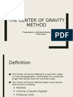 Center of Gravity Method