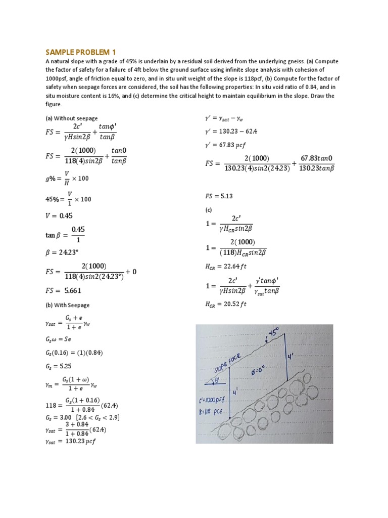 Module 4 Solutions PDF | PDF | Soil Mechanics | Solid Mechanics