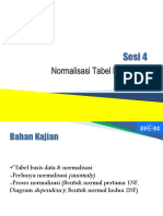 4-Normalisasi Tabel Basis Data
