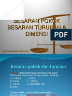 1.b Besaran,pokok,turunan dan dimensi