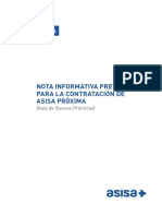 ASISA PROXIMA-Nota Informativa