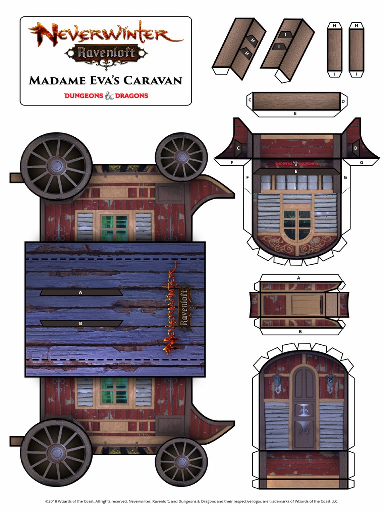 Caravan Papercraft PDF | PDF