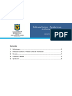 Política Escritorio Limpio v1 16-07-2018 PDF