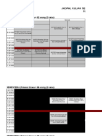 Jadwal Prodi S1 Gizi Genap 2019