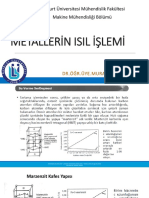 Metallerin Isıl Işlemi 5