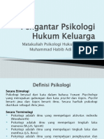 Psikologi Hukum Keluarga