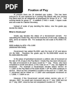 Pay Fixation Rules