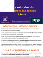 Métodos de Interpretação Judaica - PARDES PDF