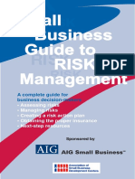 Small Business Guide To Risk Management PDF