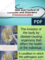 Prevention and Control of Diseases and Disorders