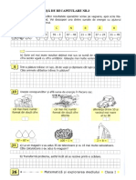 2. Fisa de recapitulare Fișă de lucru exerciții de adunare și scădere cu trecere peste ordin în concentrul 0-100