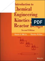 (Ebook) Introduction To Chemical Engineering Kinetics and Reactor Design (2nd Edition) by Charles G. Hill, Thatcher W. Root (0) .PDF Â Versiã N 1 PDF