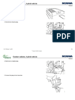 Scania Series Workshop Manual - Coolant Radiator, Hybrid Vehicle