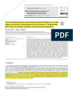 Journal A NEW TRAINING PROGRAM IN DEVELOPING CULTURAL INTELLIGENCE CAN ALSO IMPROVE INNOVATIVE WORK BEHAVIOUR AND RESILIENCE