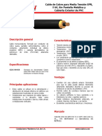 Ficha 03 MT Monopolar Cu EPR-PVC RAD Sin PTA 5 KV