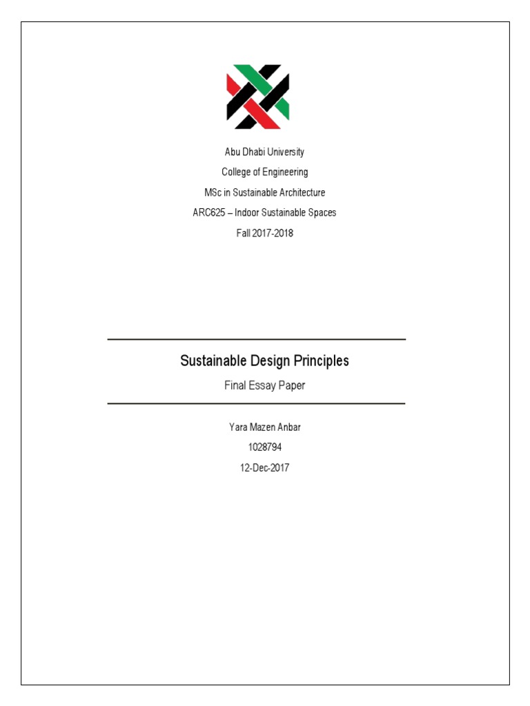 Sustainable Design Principles Overview | PDF | Sustainable Design ...