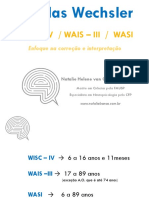 Escalas Wechsler: WISC, WAIS e WASI