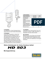 Ohlins - DTC - Einbauanleitung HD 503 Deutsch PDF