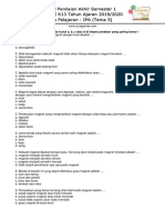 Soal Tematik Kelas 6 Tema 5 IPA PDF