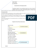 8°B Características Del Lenguaje Poético.