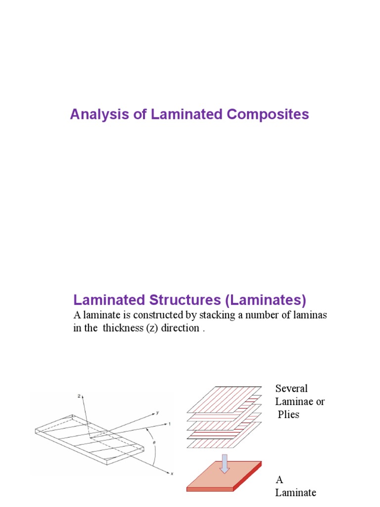Analysis of Laminated Composites | PDF | Bending | Materials Science
