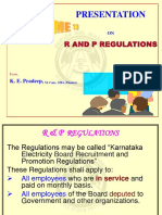 R&P Regulations Presentation: Recruitment Promotion Rules KEB