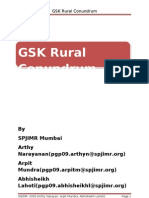 GSK Rural Conundrum: by SPJIMR Mumbai Arthy Arpit Abhisheikh