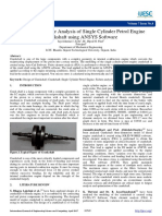 .Design and Failure Analysis of Single Cylinder Petrol Engine Crankshaft Using ANSYS Software