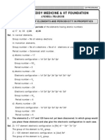 Classification of Elements and Periodicity in Properties Worksheet