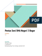 Proposal Pentas Seni SMAN 3 Bogor