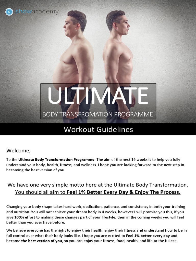 Your Ultimate Body Transformation Plan: Get into the best shape of your  life – in just 12 weeks (English Edition) - eBooks em Inglês na