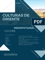 Culturas de Oriente