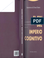 El Fin Del Imperio Cognitivo. Cap. 1 PDF