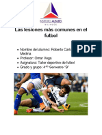 Lesiones Futbol