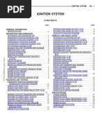 Chrysler JX Stratus Sebring Convertible LHD RHD 1997 Service Manual Ignition System