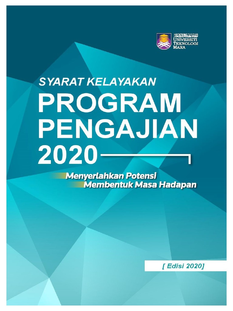 Bpp Buku Syarat Kelayakan Uitm 2020 Pdf