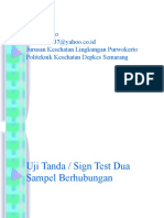 Statistik Sign Test Uji Tanda Dua Sampel Berhubungan