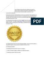 Los 7 Principios de HACCP
