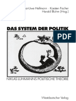 Das System Der Politik Niklas Luhmanns Politische Theorie PDF