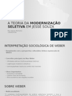 A teoria da Modernização Seletiva em Jessé Souza