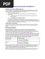 Approval Workflows for Documents and Objects  