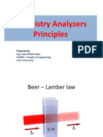 Chemistry Analyzers Principles: Prepared by