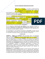 Contrato Cesion de Derechos de Autor - Colombia