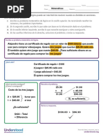 Organizadores Graficos para Ayudar A Los Chicos en Matematicas - Desglosar Situación Problemática.