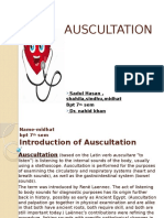 AUSCULTATION