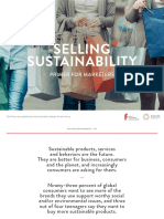Selling Sustainability: How to Overcome Barriers and Offer Clear Consumer Benefits