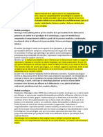 Se Han Propuesto Diversos Marcos Teóricos en La Explicación de Los Comportamientos Inadaptados