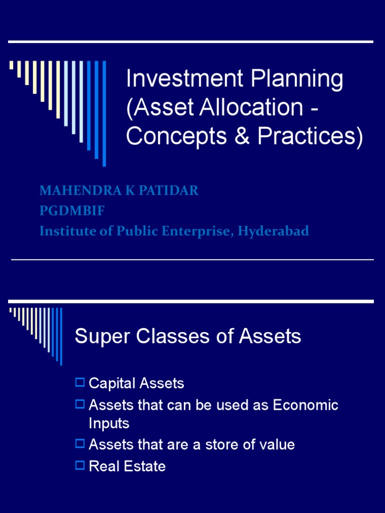 Final Asset Allocation | PDF | Asset Allocation | Diversification (Finance)