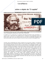 1967 - Breves notas sobre o objeto de “O capital” – LavraPalavra