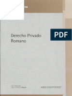 Derecho Privado Romano. 2017. Alfredo Di Pietro PDF